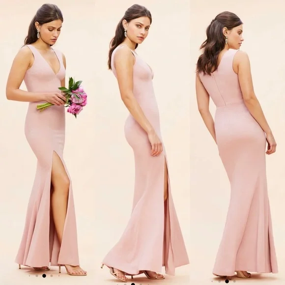 Dress The Population - Sandra - Blush Pink Dress - Medium - Picture 1 of 16